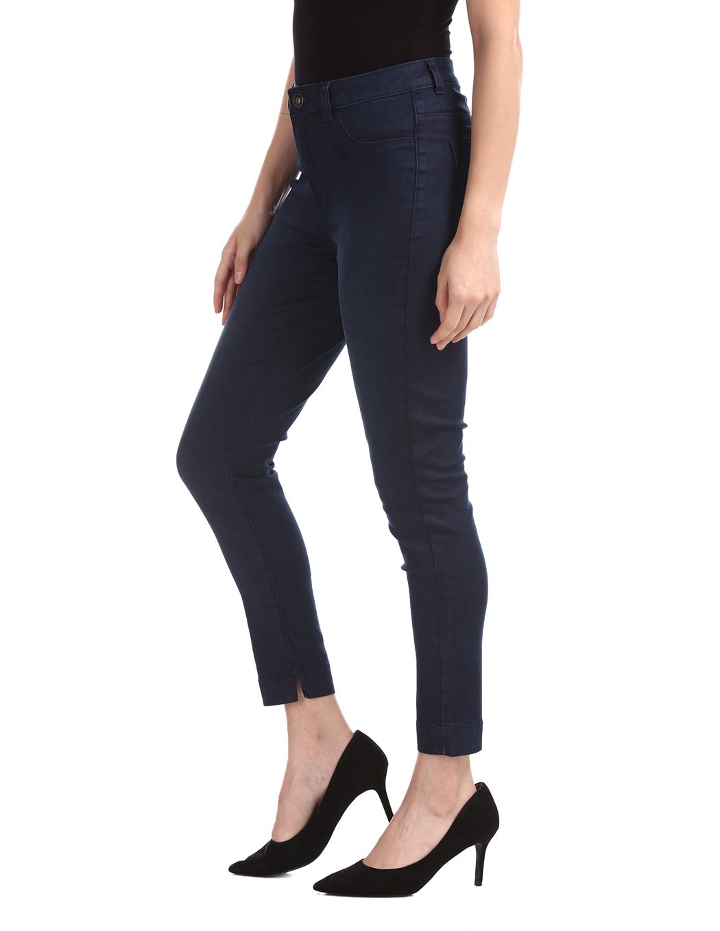 U.S. Polo Assn. Women Dark Blue Casual Wear Jegging